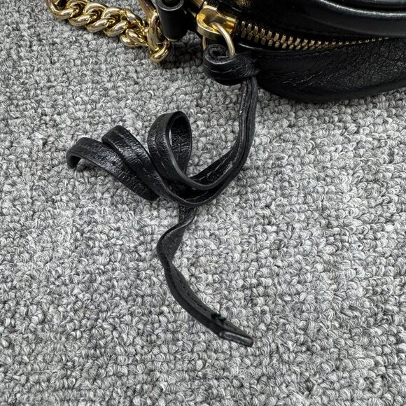 GUCCI GG Marmont Brown&Black Leather Shoulder Bag 675-071825 - Picture 11 of 15